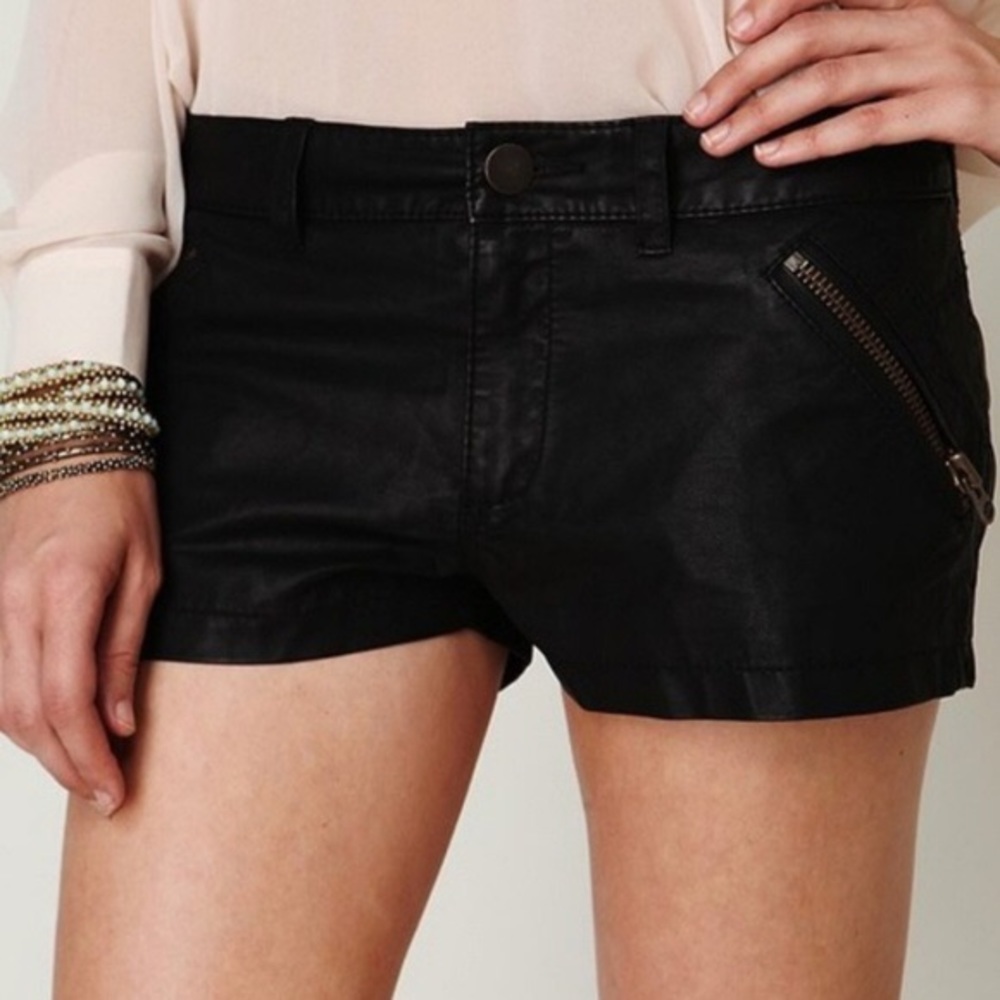 *FLASH SALE!* Free People Leather Shorts (Vegan)